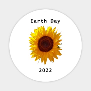 2022 Earth Day Sunflower Magnet